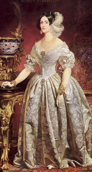 Portrait of Maria Elisabetta of Savoy (1800-1856), archduchess of Austria